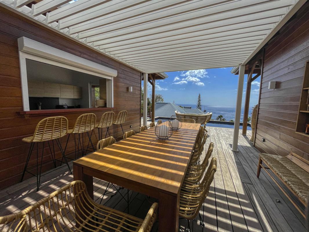 Location Villa 3 chambres Bouillante Guadeloupe-terrasse