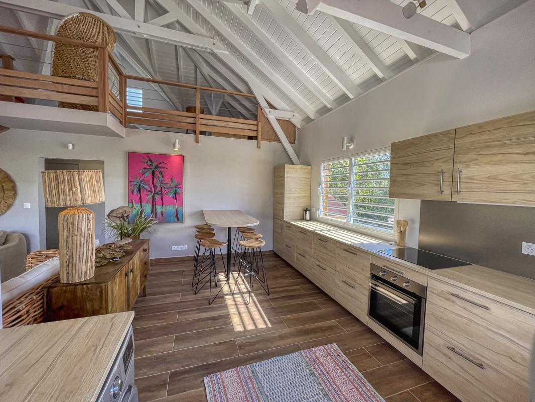 Location Villa 2 chambres Bouillante Guadeloupe-cuisine