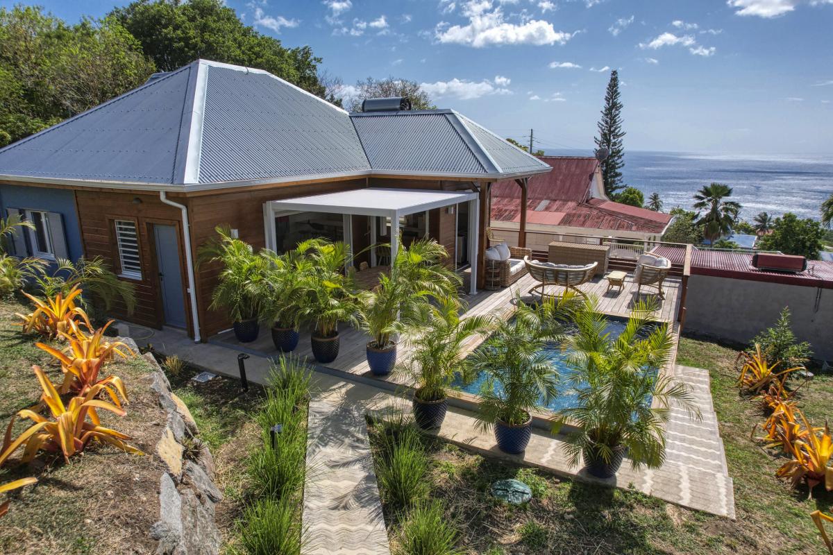 Location Villa 2 chambres Bouillante Guadeloupe-ensemble
