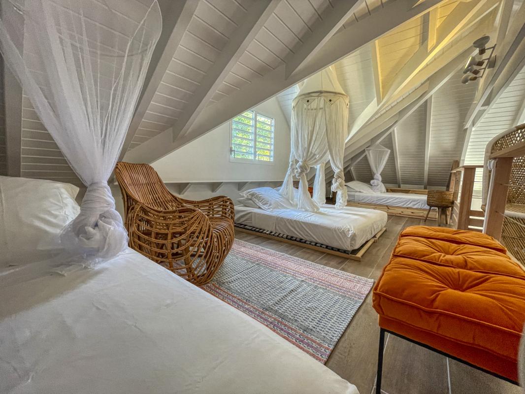 Location Villa 2 chambres Bouillante Guadeloupe-mezzanine