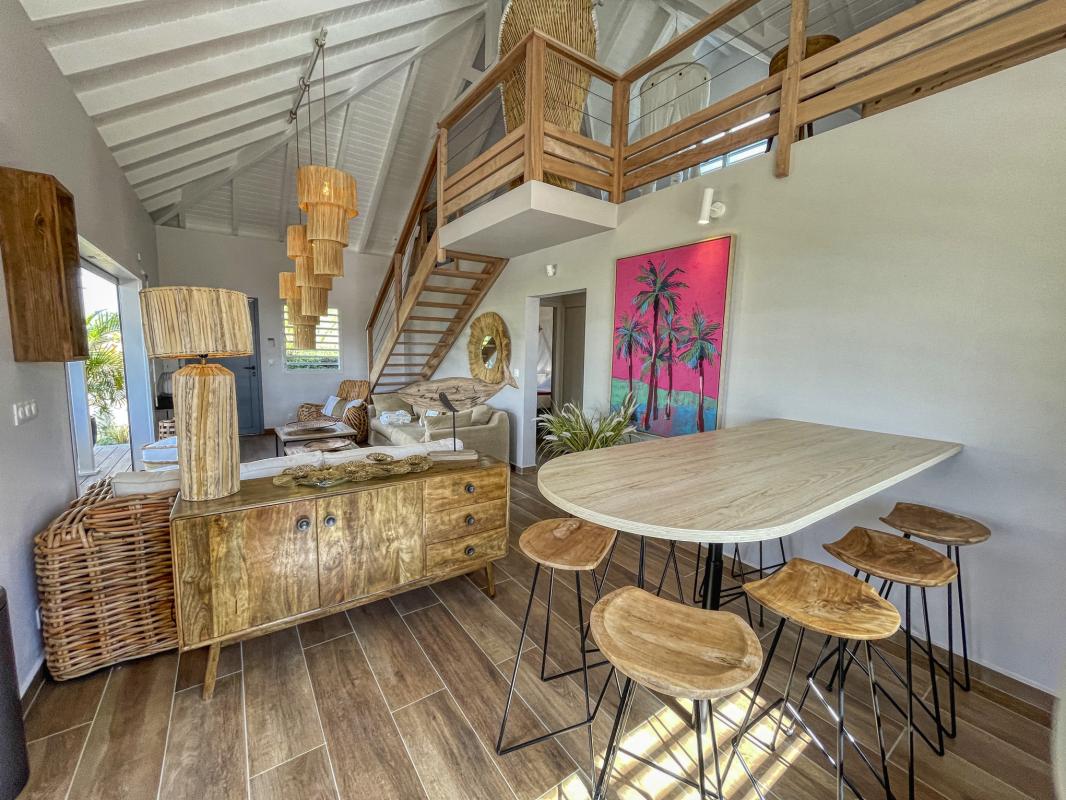 Location Villa 2 chambres Bouillante Guadeloupe-salon