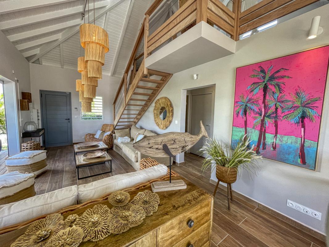 Location Villa 2 chambres Bouillante Guadeloupe-salon