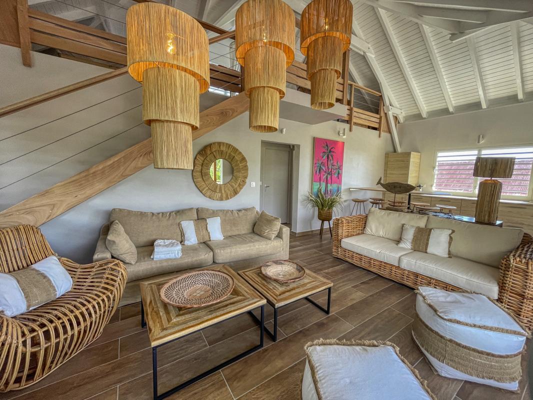 Location Villa 2 chambres Bouillante Guadeloupe-salon