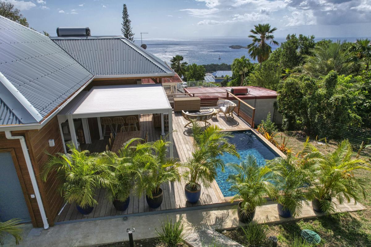 Location Villa 2 chambres Bouillante Guadeloupe-vue ensemble