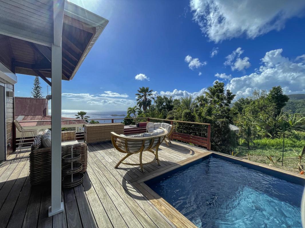 Location Villa 2 chambres Bouillante Guadeloupe-vue ensemble