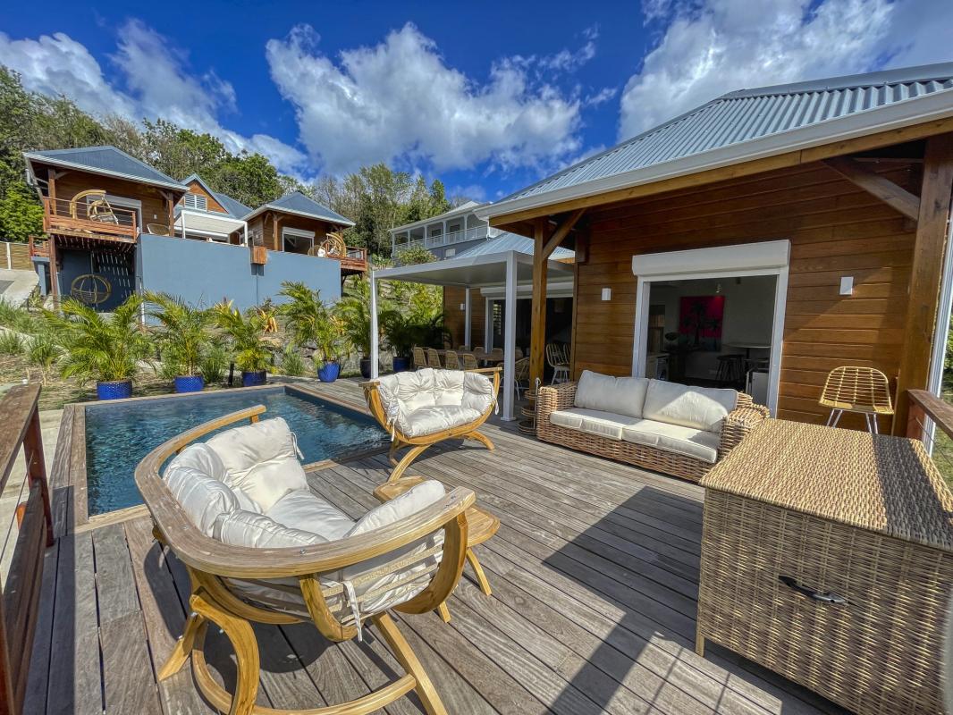 Location Villa 2 chambres Bouillante Guadeloupe-vue ensemble