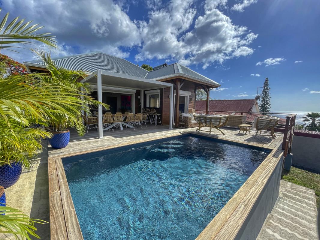 Location Villa 2 chambres Bouillante Guadeloupe-vue ensemble