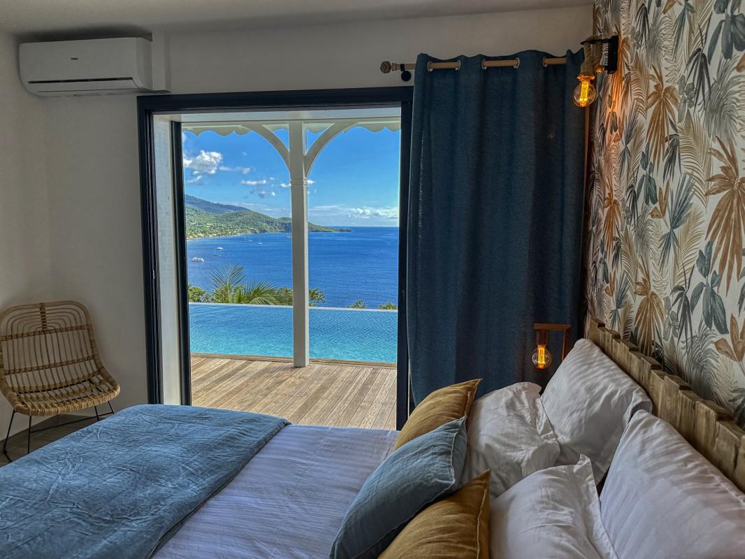 A louer villa face Ilets Pigeon Bouillante Guadeloupe_ Chambre 2  