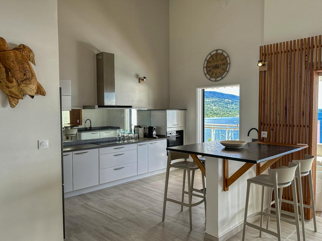 A louer villa face Ilets Pigeon Bouillante Guadeloupe_ Cuisine