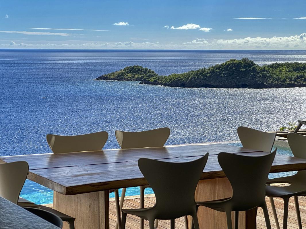 A louer villa face Ilets Pigeon Bouillante Guadeloupe_ Terrasse 