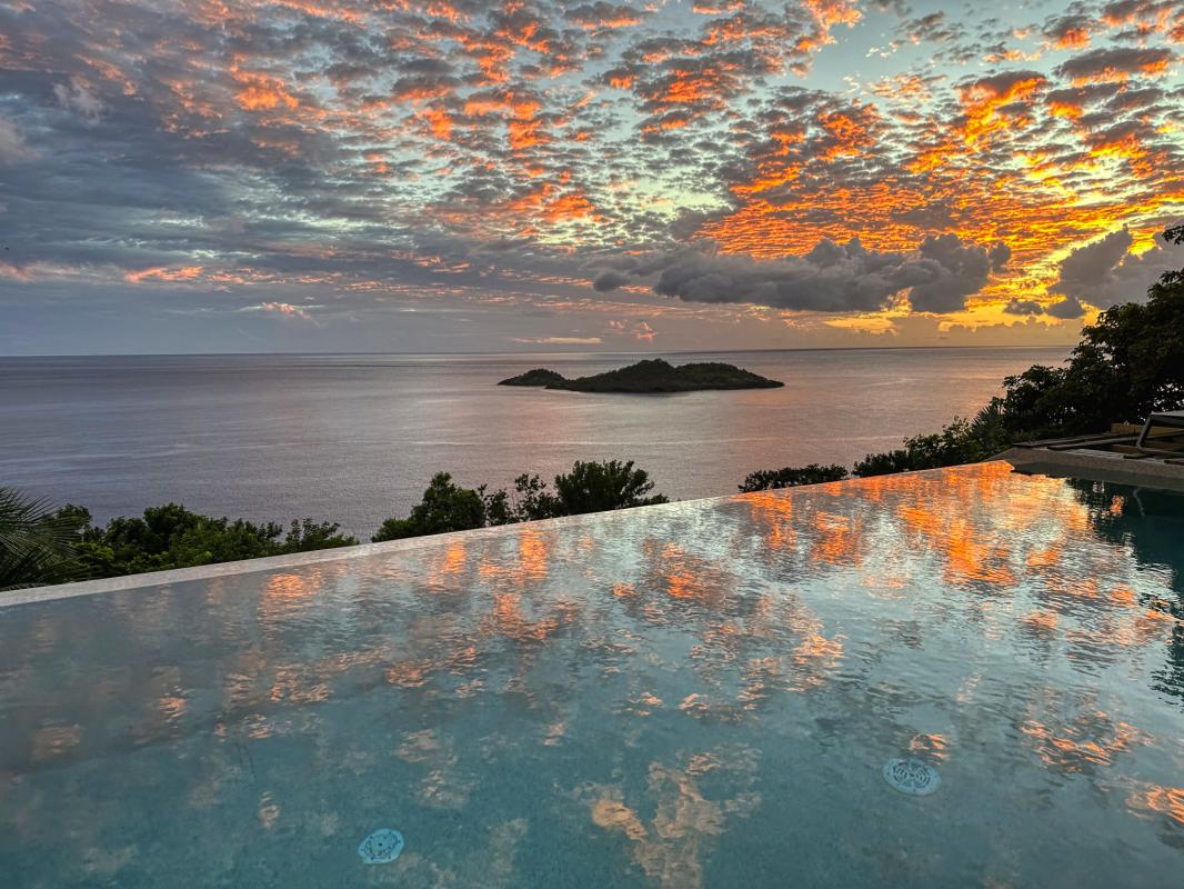 A louer villa face Ilets Pigeon Bouillante Guadeloupe_ Vue d'ensemble 