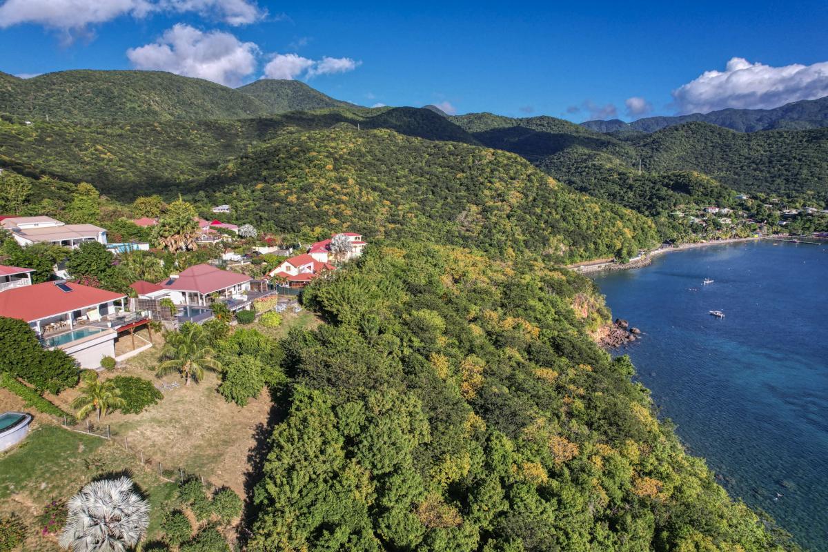 A louer villa face Ilets Pigeon Bouillante Guadeloupe_ Vue d'ensemble