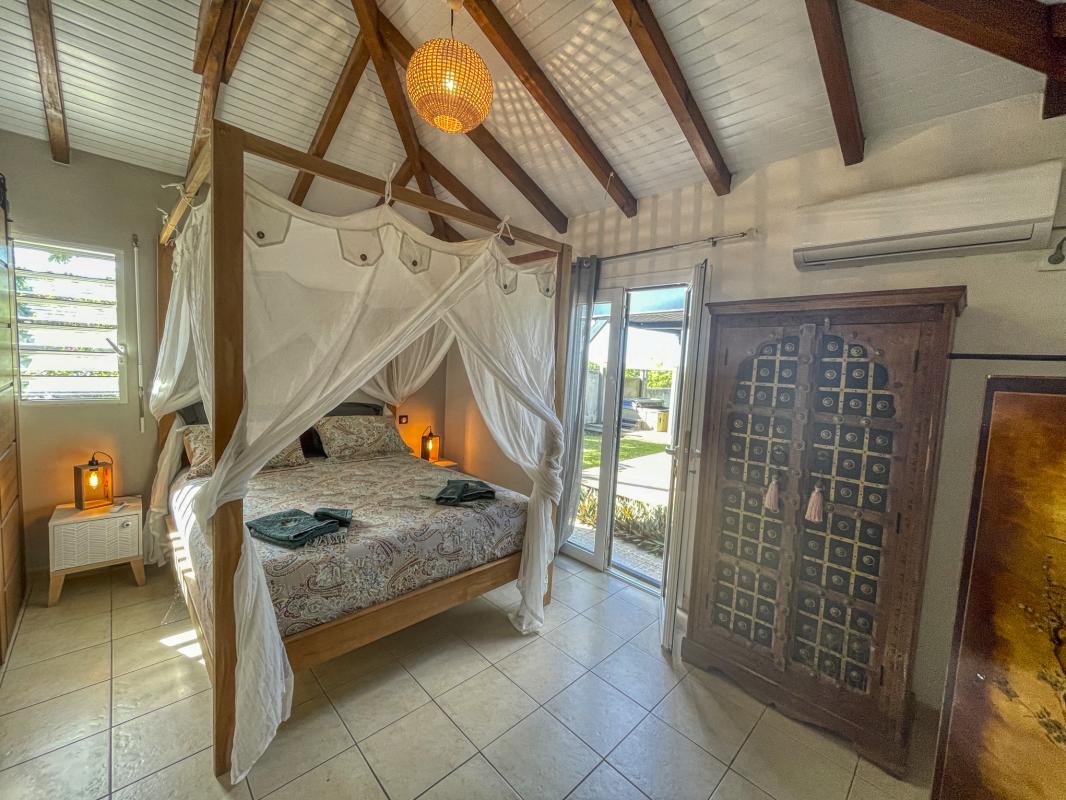 Location villa Bouillante Guadeloupe-chambre 1