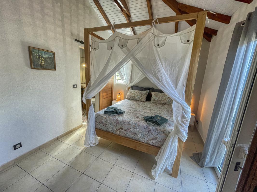 Location villa Bouillante Guadeloupe-chambre 1