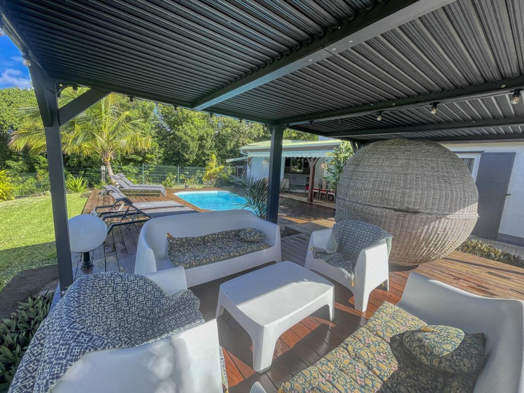 Location villa Bouillante Guadeloupe-terrasse 2