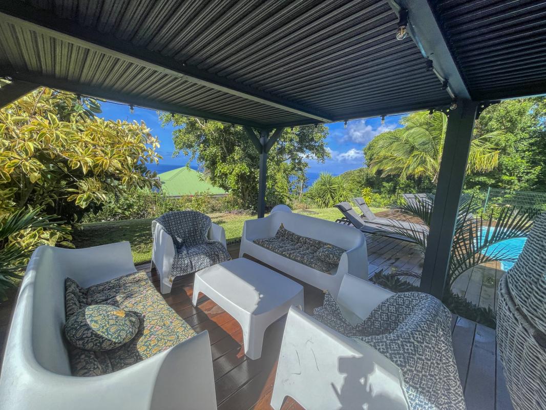 Location villa Bouillante Guadeloupe-terrasse 2