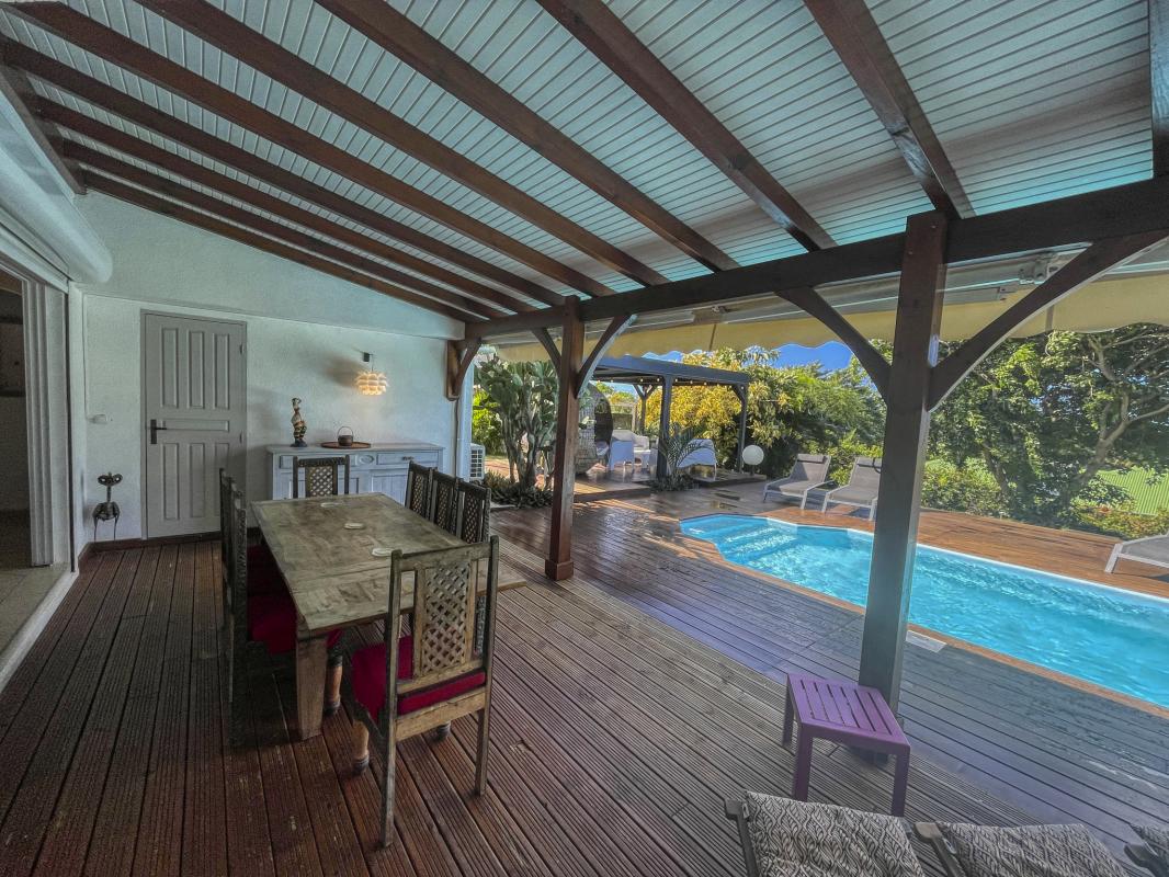Location villa Bouillante Guadeloupe-terrasse
