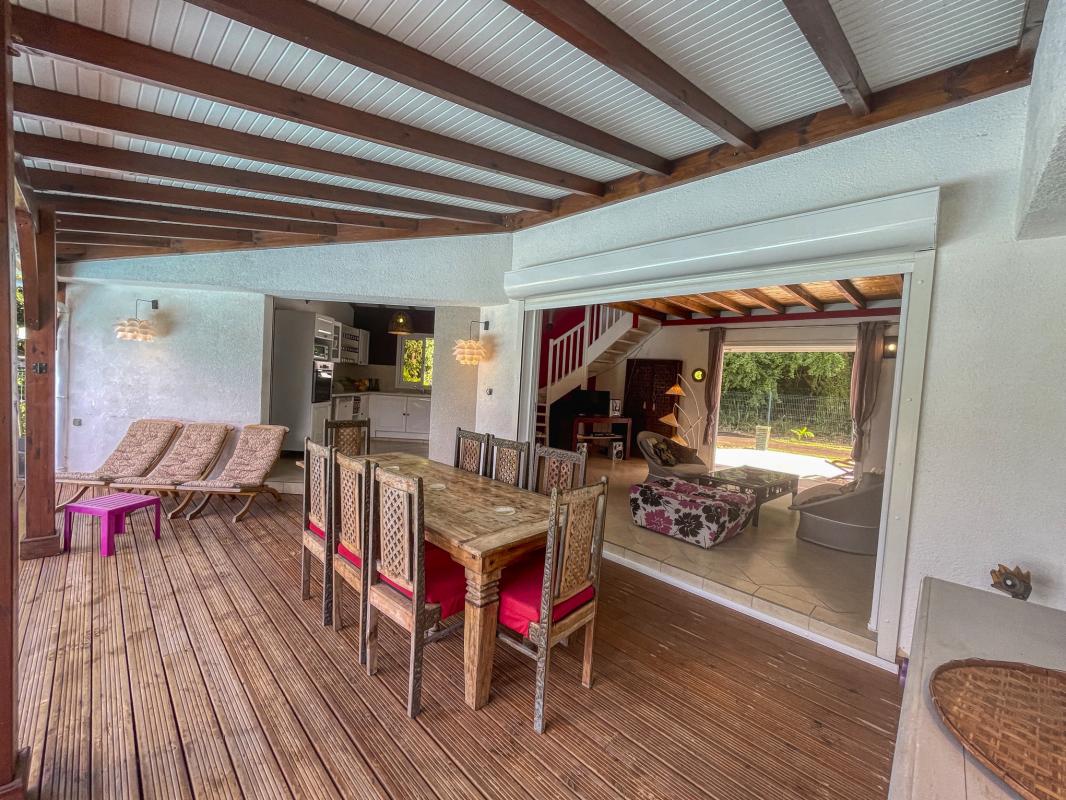 Location villa Bouillante Guadeloupe-terrasse