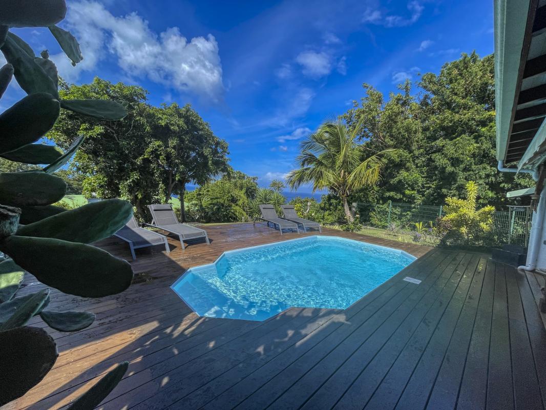 Location villa Bouillante Guadeloupe-vue d'ensemble