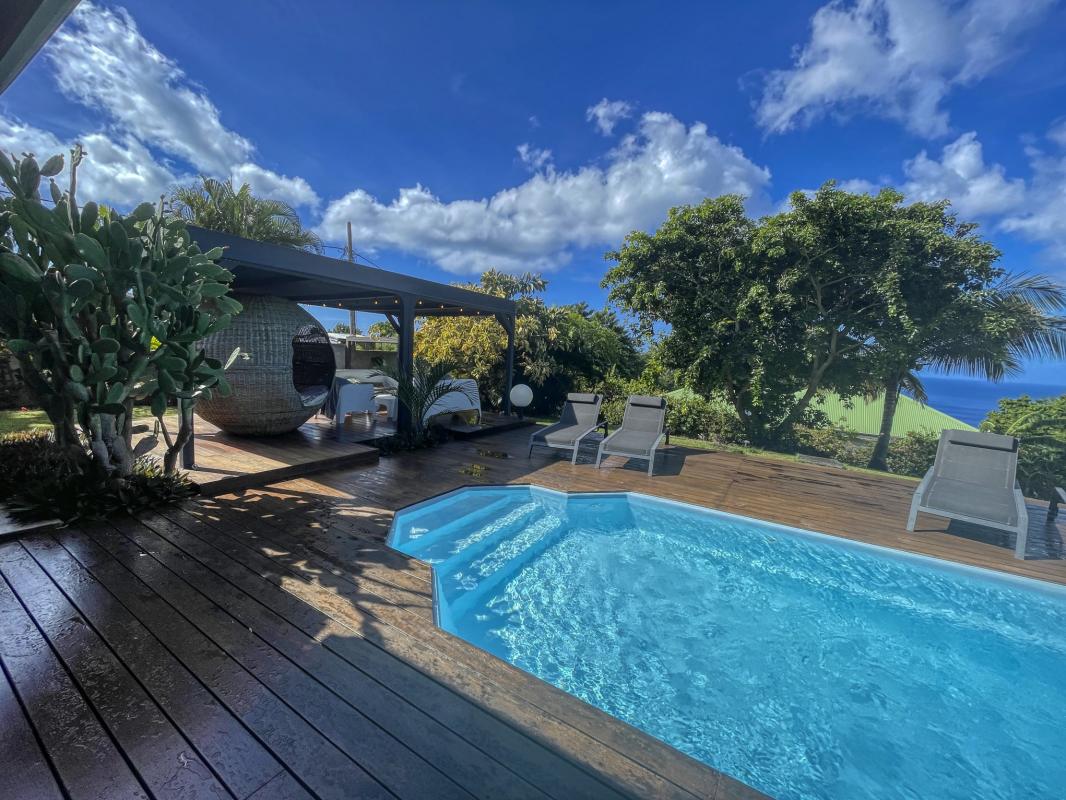 Location villa Bouillante Guadeloupe-vue mer