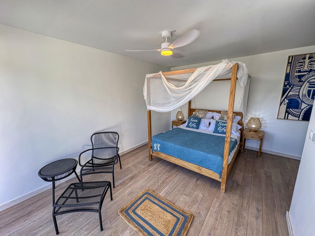 Location villa piscine Bouillante Guadeloupe_Chambre 4 RDC