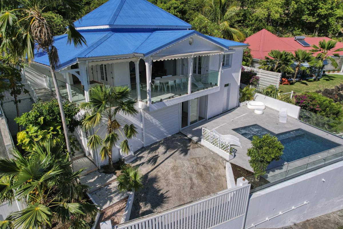 Location villa piscine Bouillante Guadeloupe_Vue ensemble