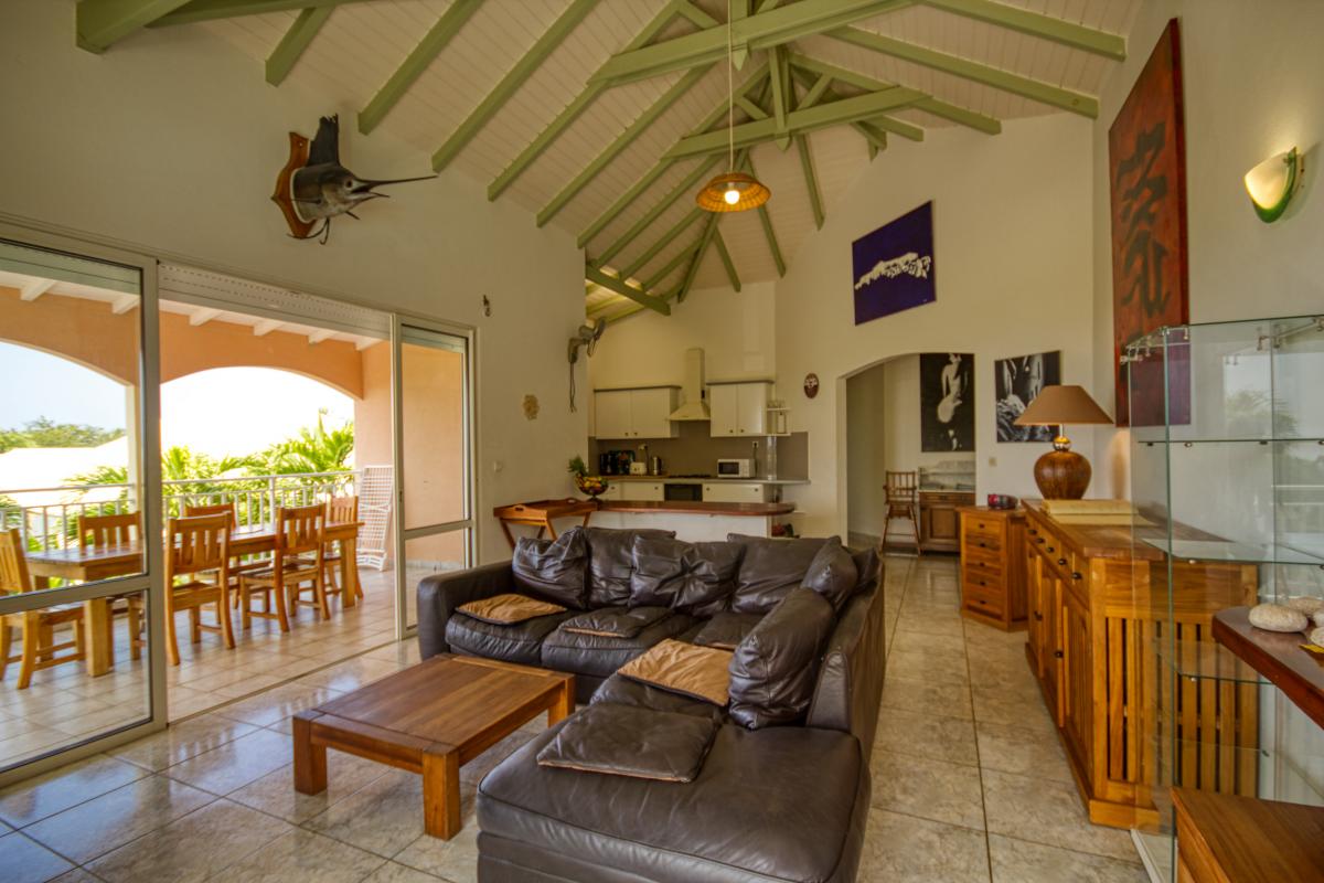 Location villa Corossol 3 chambres avec piscine et vue mer à Deshaies