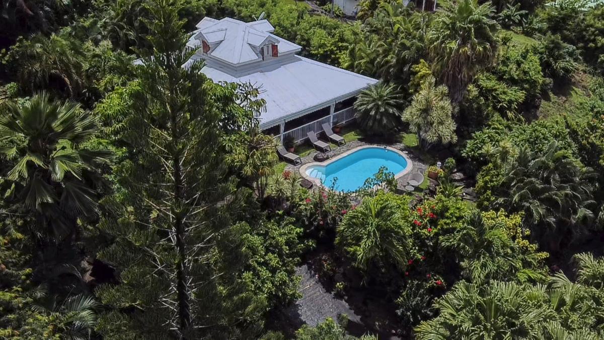 Villa Deshaies Guadeloupe__vue ensemble