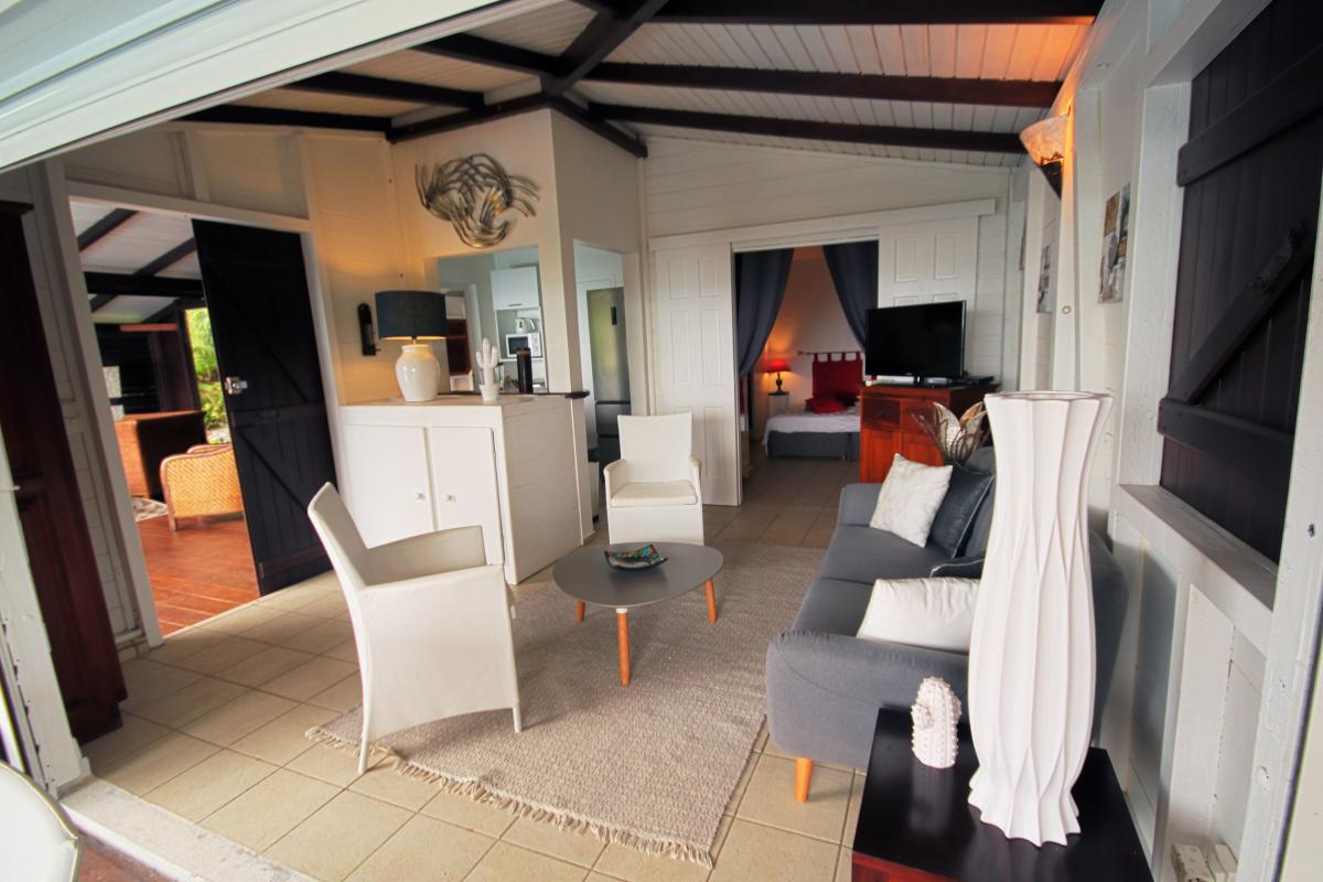 Location villa de charme à Dehaies - le salon