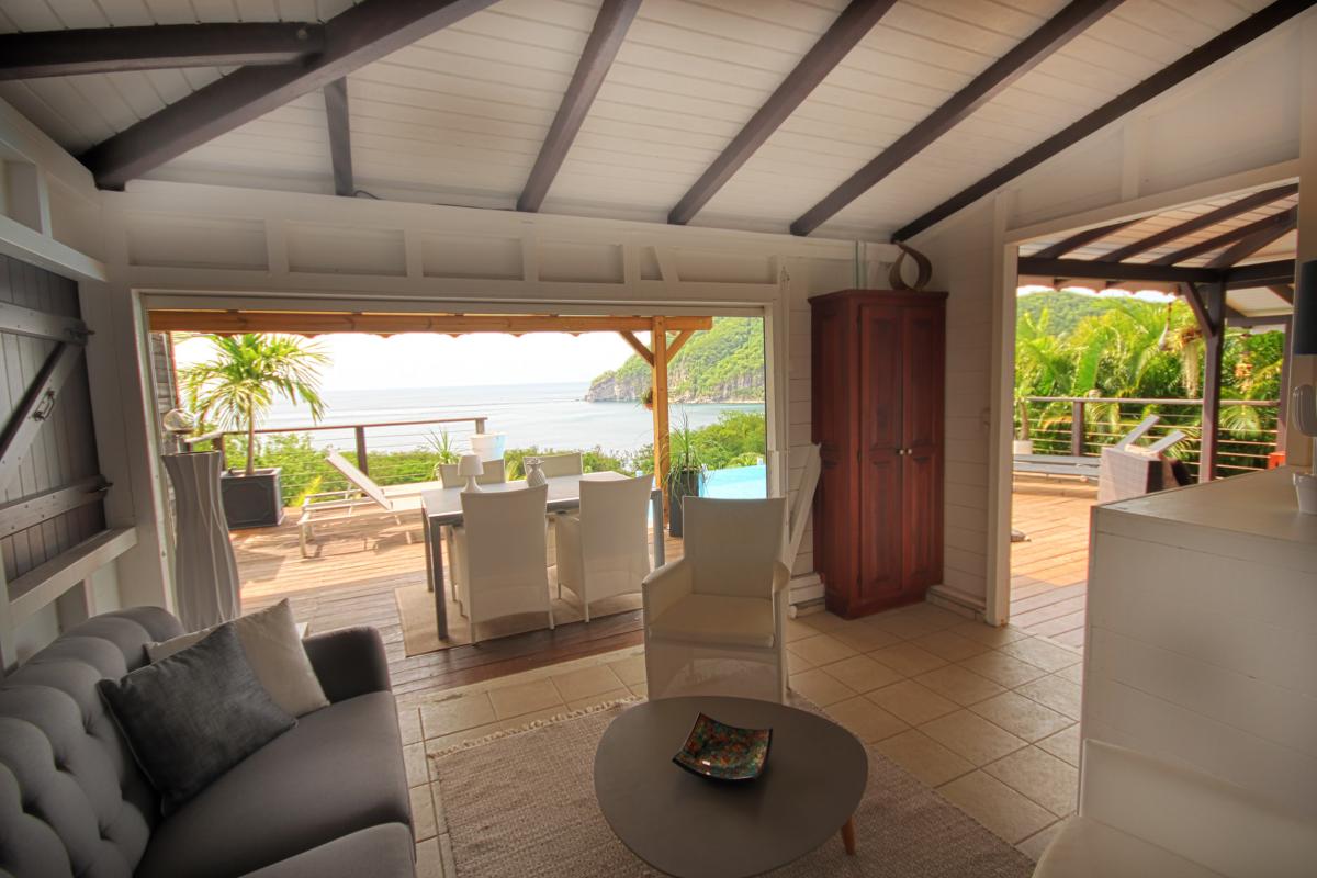Location villa de charme à Dehaies - Le séjour