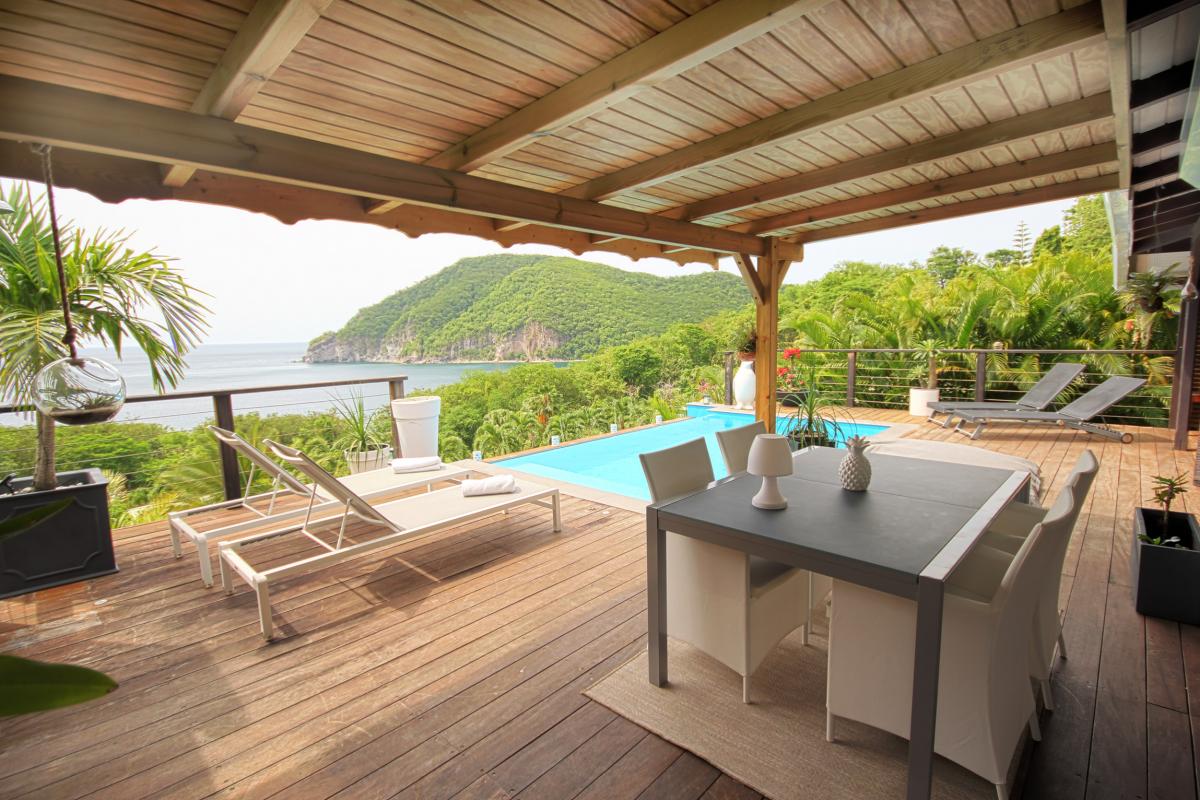 Location villa de charme à Dehaies - terrasse
