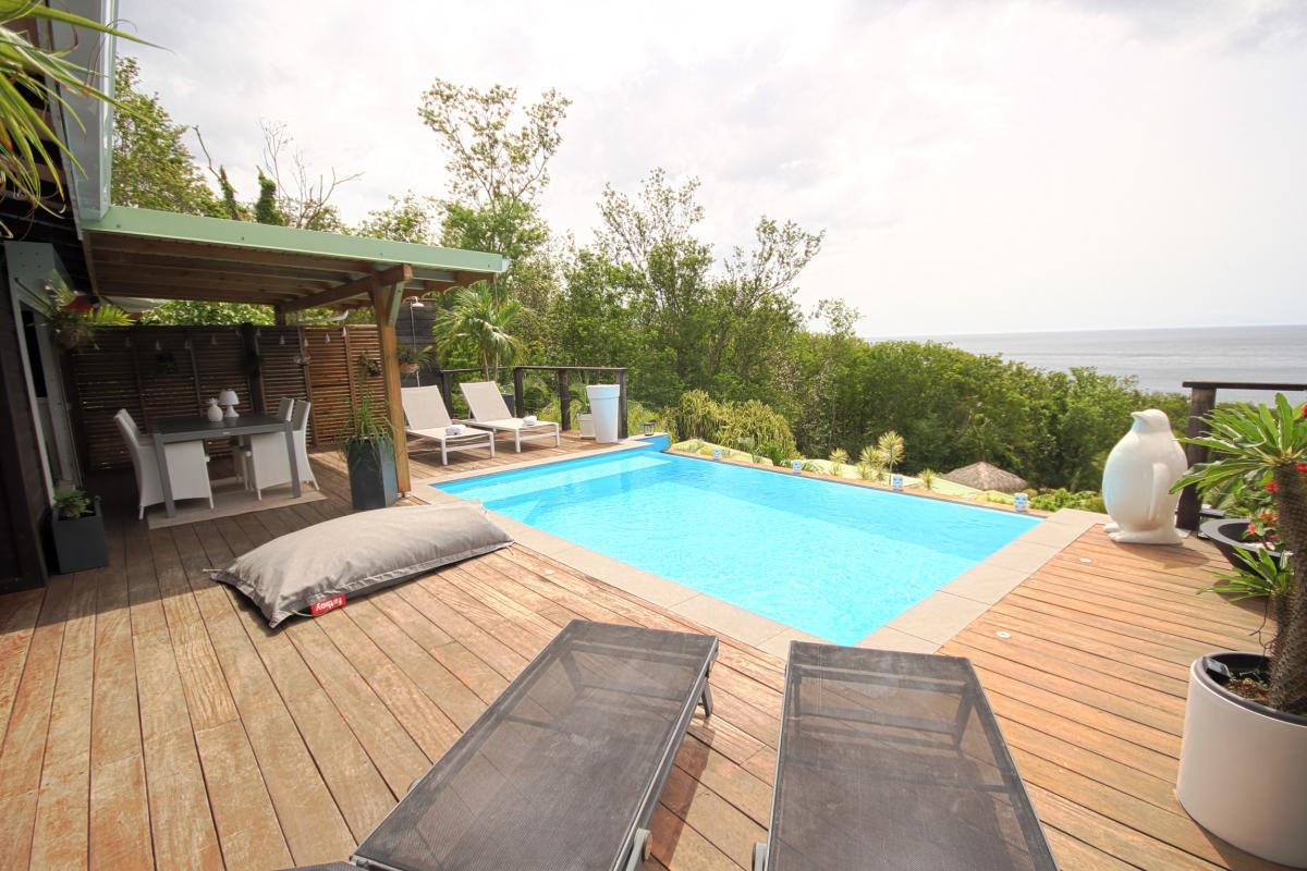 Location villa de charme à Dehaies - Vue de la terrasse