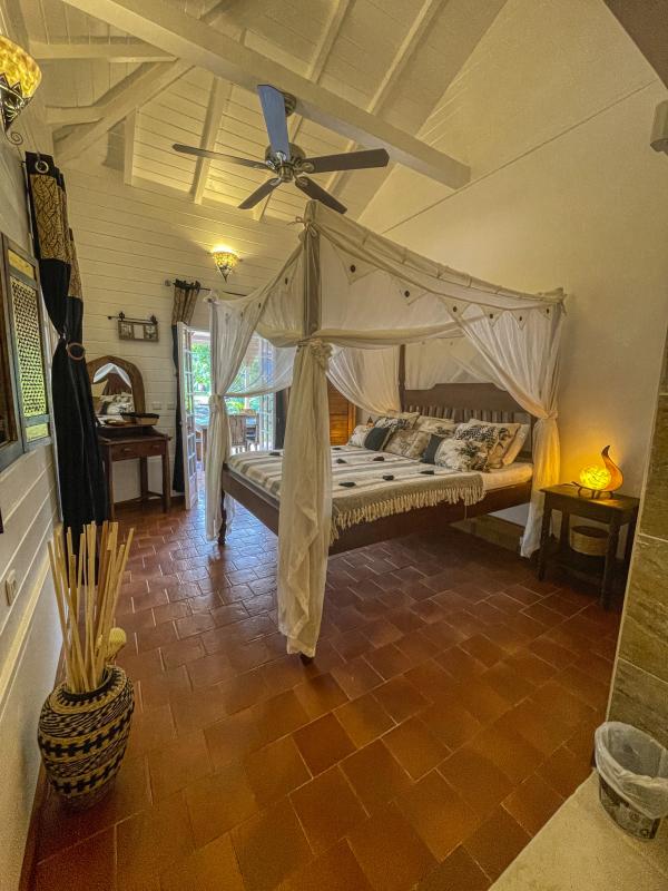 Location Villa 12 personnes Deshaies Guadeloupe-chambre Independente
