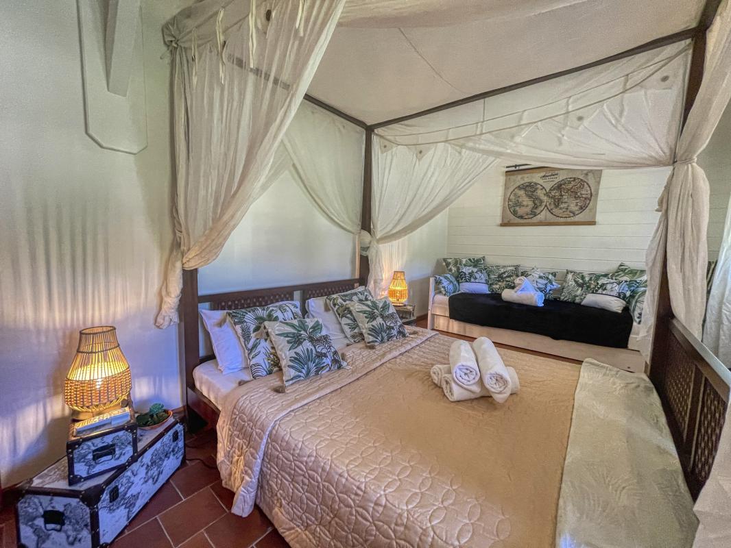 Location Villa 12 personnes Deshaies Guadeloupe-chambre rdc