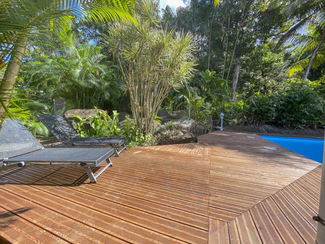Location Villa 12 personnes Deshaies Guadeloupe-piscine