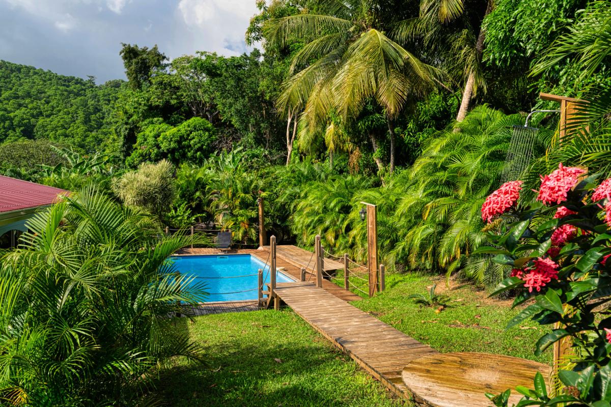 Location Villa 12 personnes Deshaies Guadeloupe-villa