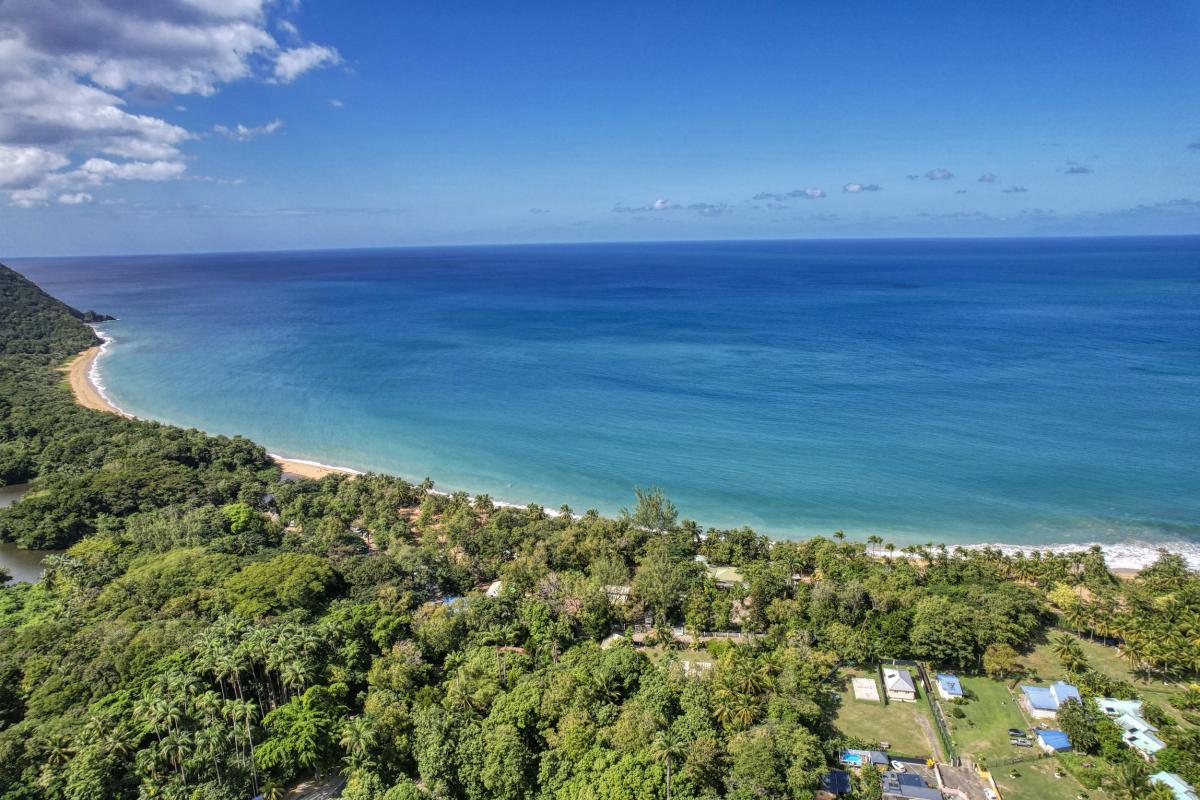 Location Villa 12 personnes Deshaies Guadeloupe-vue hauteur