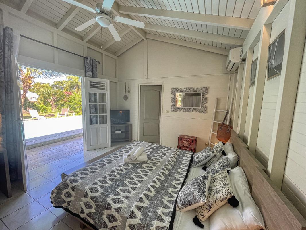 Location Villa 6 personnes Deshaies Guadeloupe-chambre