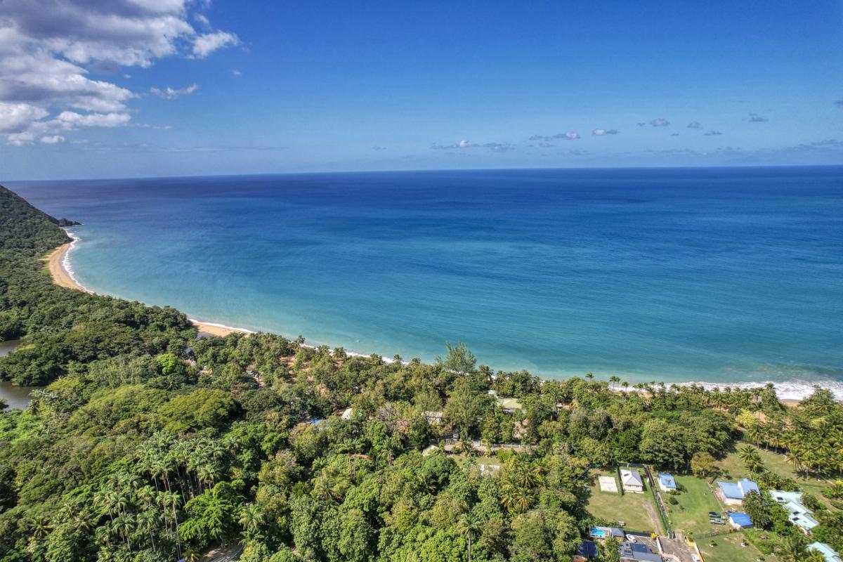 Location Villa 6 personnes Deshaies Guadeloupe-vue hauteur
