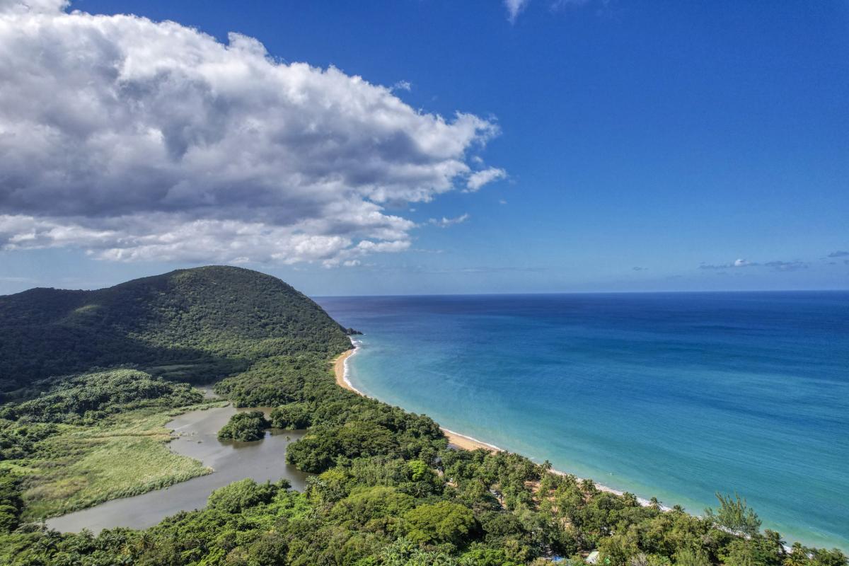 Location Villa 6 personnes Deshaies Guadeloupe-vue hauteur