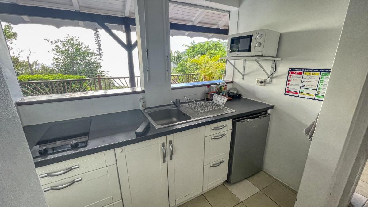 A louer villa Deshaies Guadeloupe - Cuisine