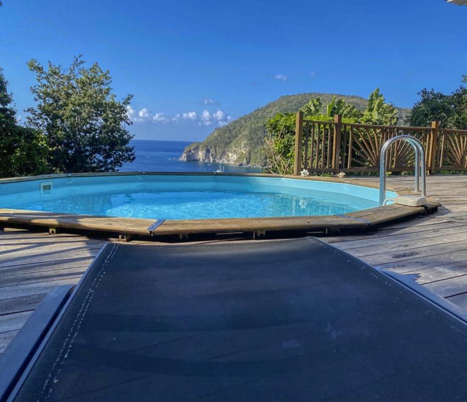 A louer villa Deshaies Guadeloupe - Piscine
