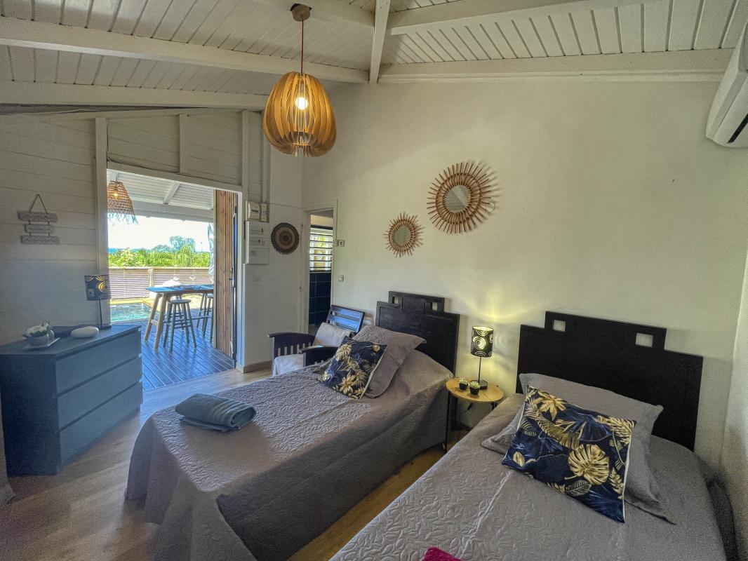 Location Villa 3 chambres Deshaies Guadeloupe-chambre