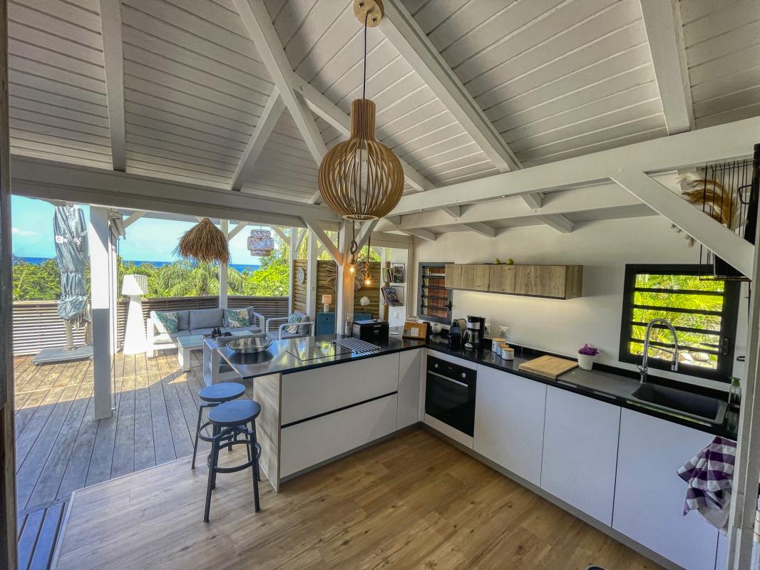 Location Villa 3 chambres Deshaies Guadeloupe-cuisine