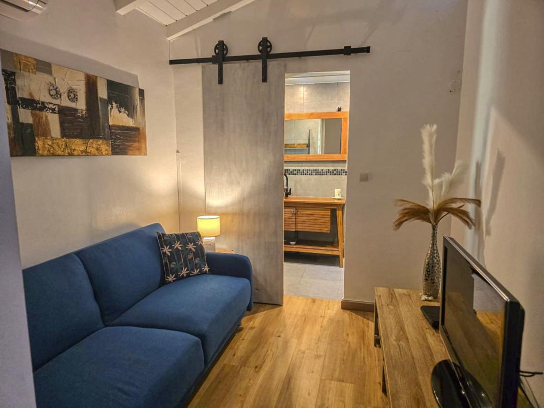 Location Villa 3 chambres Deshaies Guadeloupe-sofa