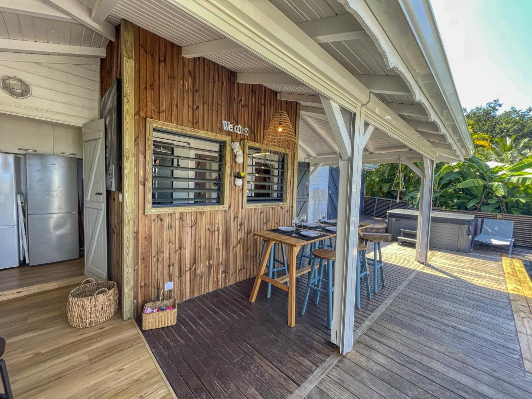 Location Villa 3 chambres Deshaies Guadeloupe-terrasse