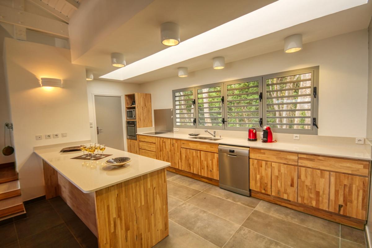 Villa for rent in Guadeloupe with pool and sea view - Kitchen