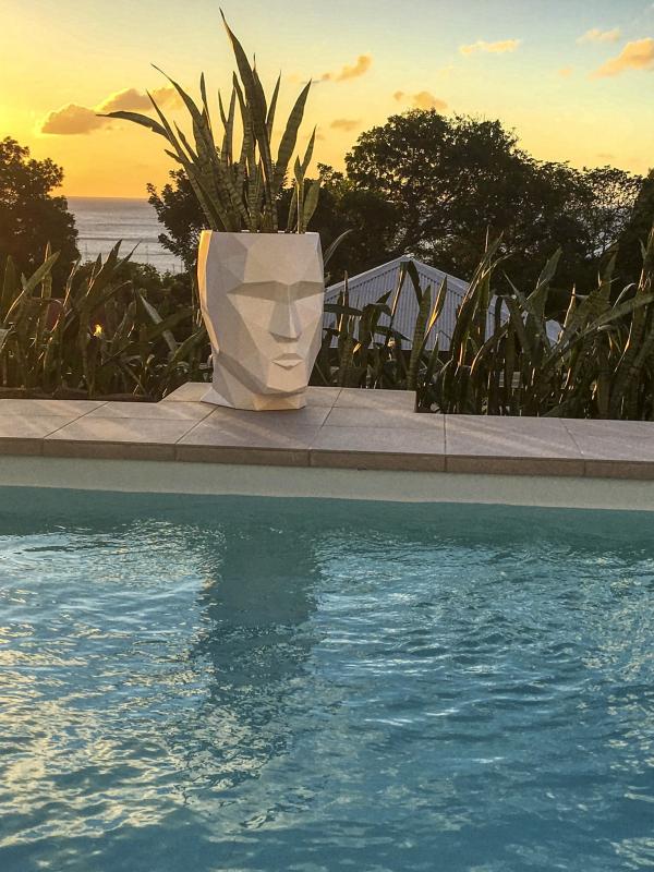 Location villa piscine Deshaies Guadeloupe_piscine