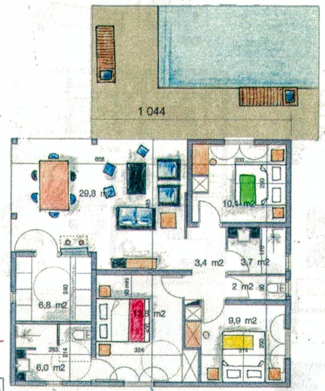Location villa piscine Deshaies Guadeloupe_plan