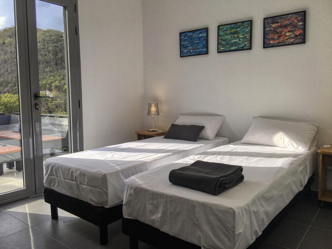 Location villa piscine Deshaies Guadeloupe_chambre 4